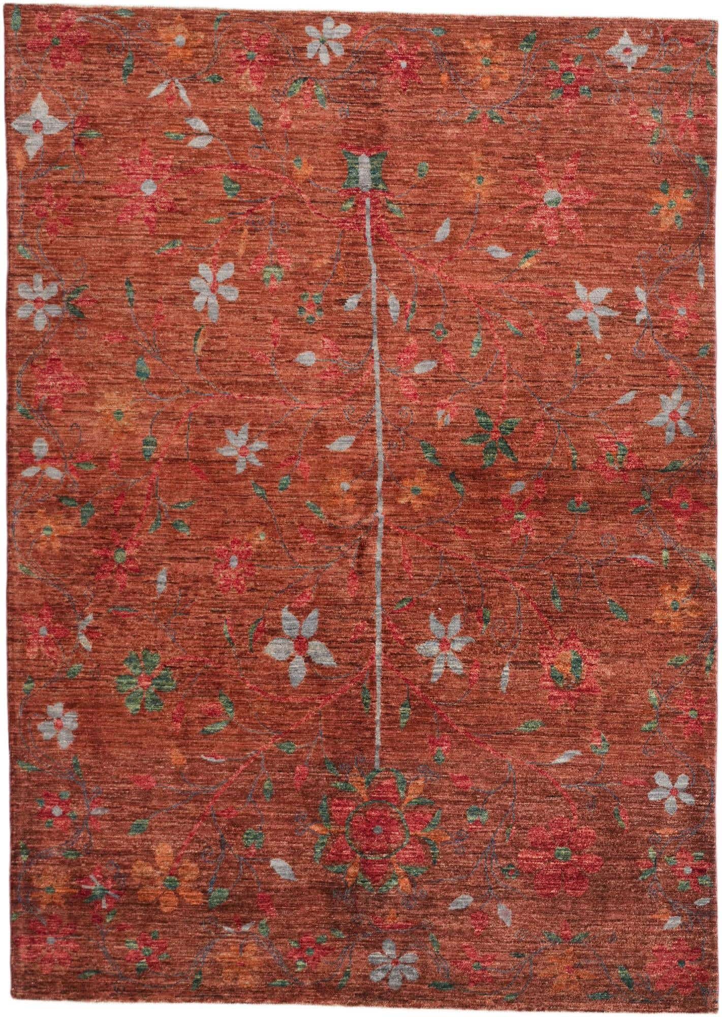 5' 9 x 8' 2 Hand Knotted Ariana Ziegler Rug