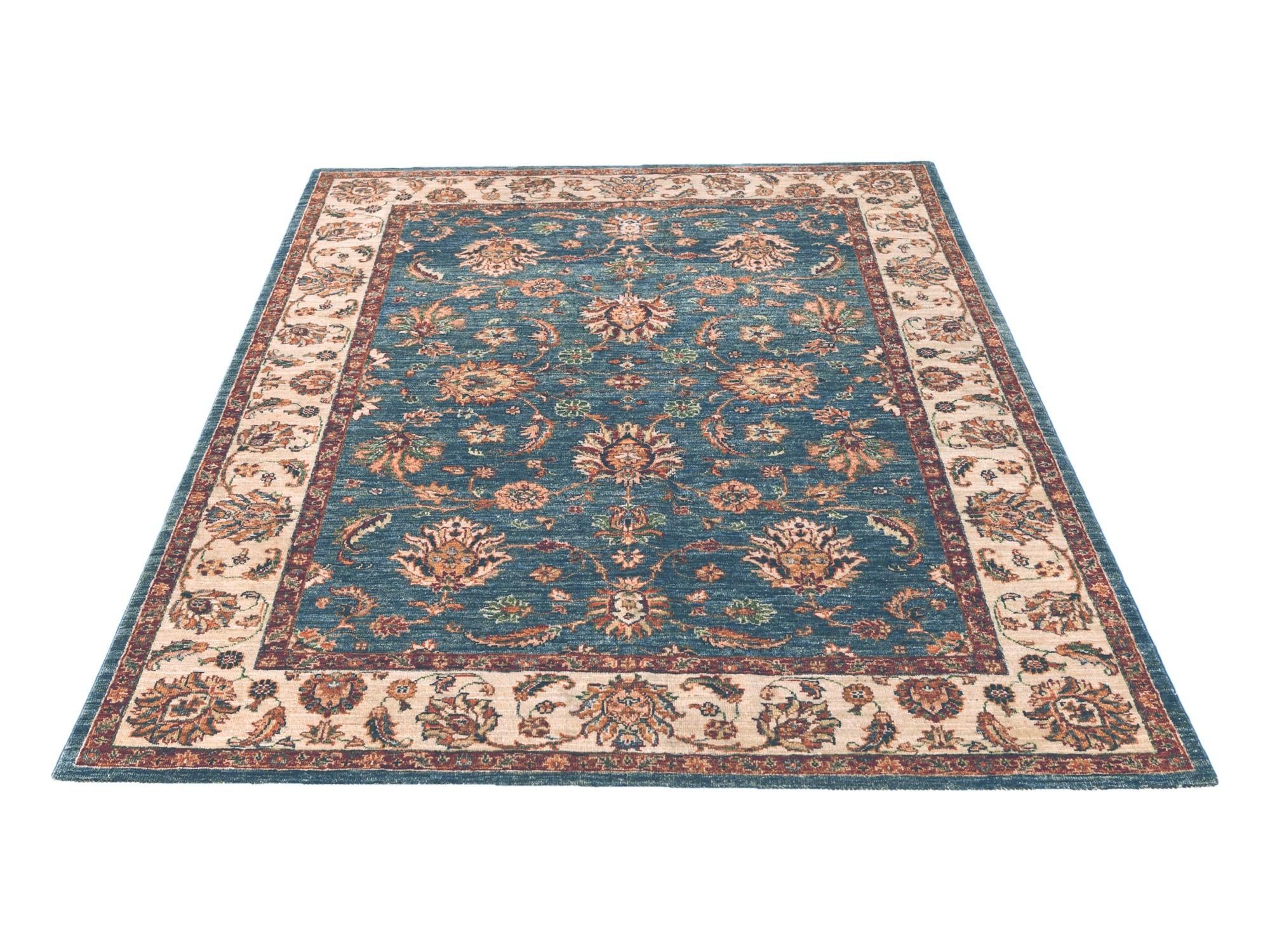 5' x 6' 6 Hand Knotted Ariana Ziegler Rug