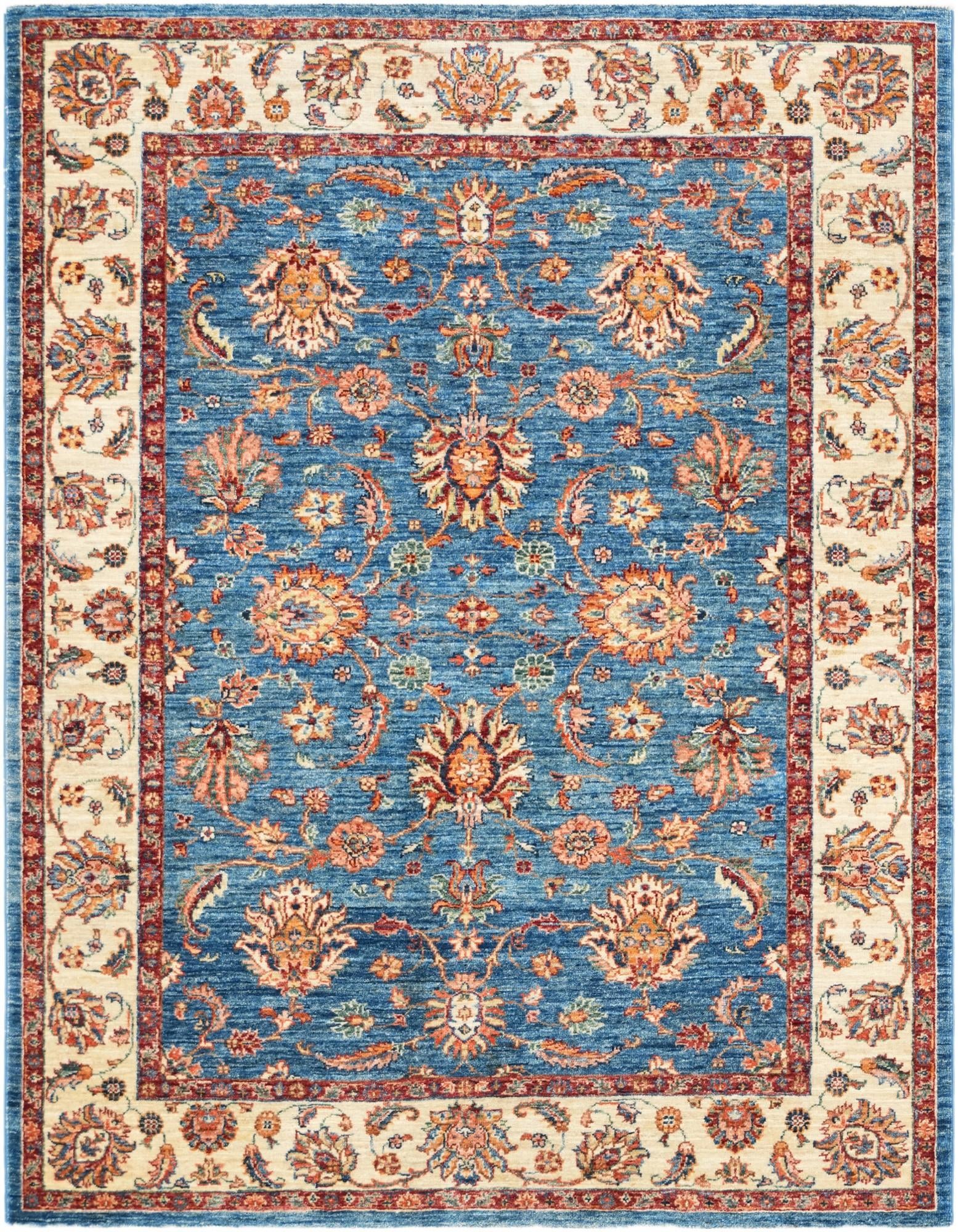 5' x 6' 6 Hand Knotted Ariana Ziegler Rug