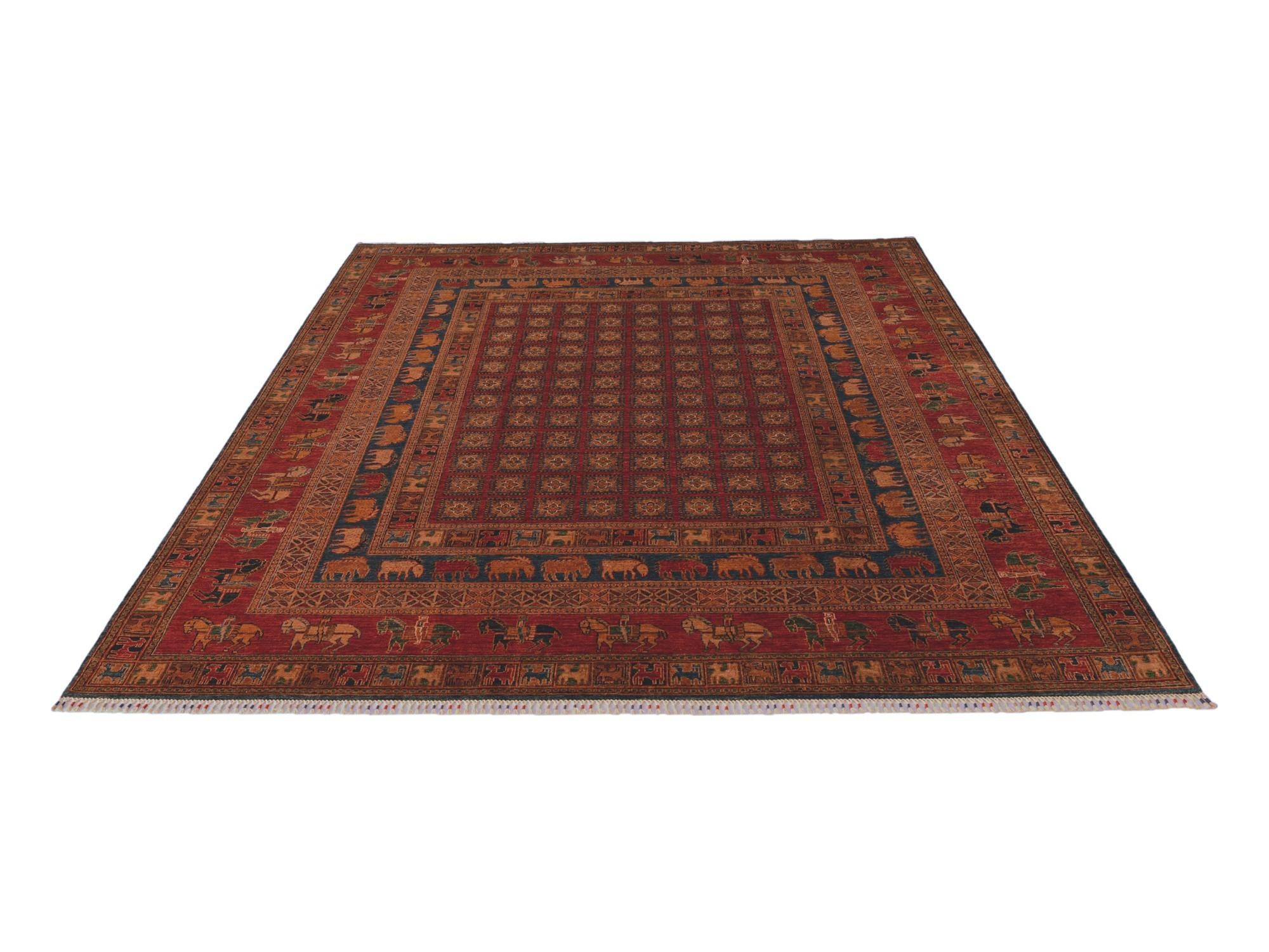 8' 1 x 10' 2 Hand Knotted Ariana Ziegler Rug