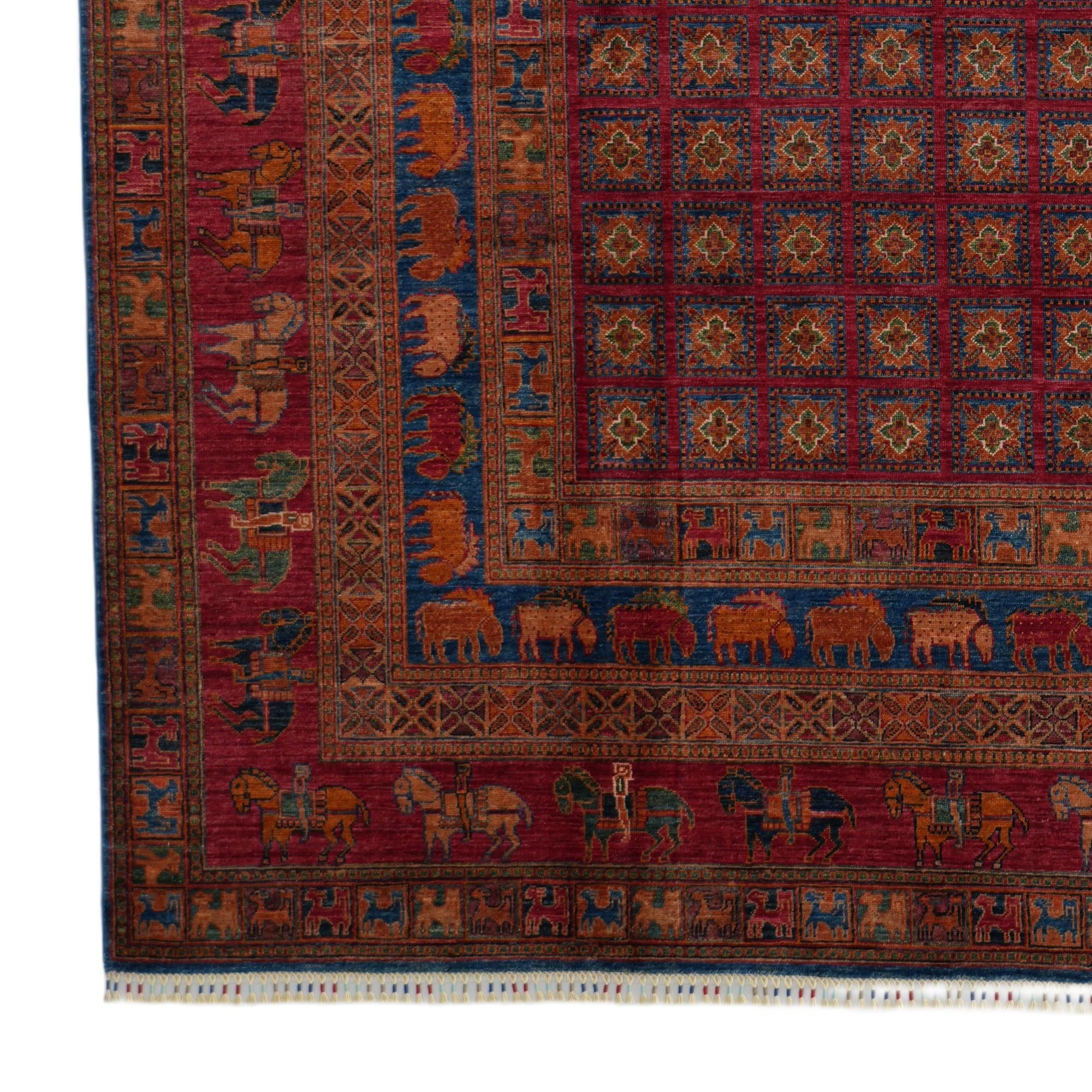 8' 1 x 10' 2 Hand Knotted Ariana Ziegler Rug