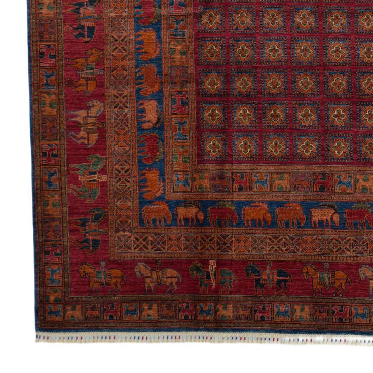 Detail image of 8' 1 x 10' 2 Hand Knotted Ariana Ziegler Rug