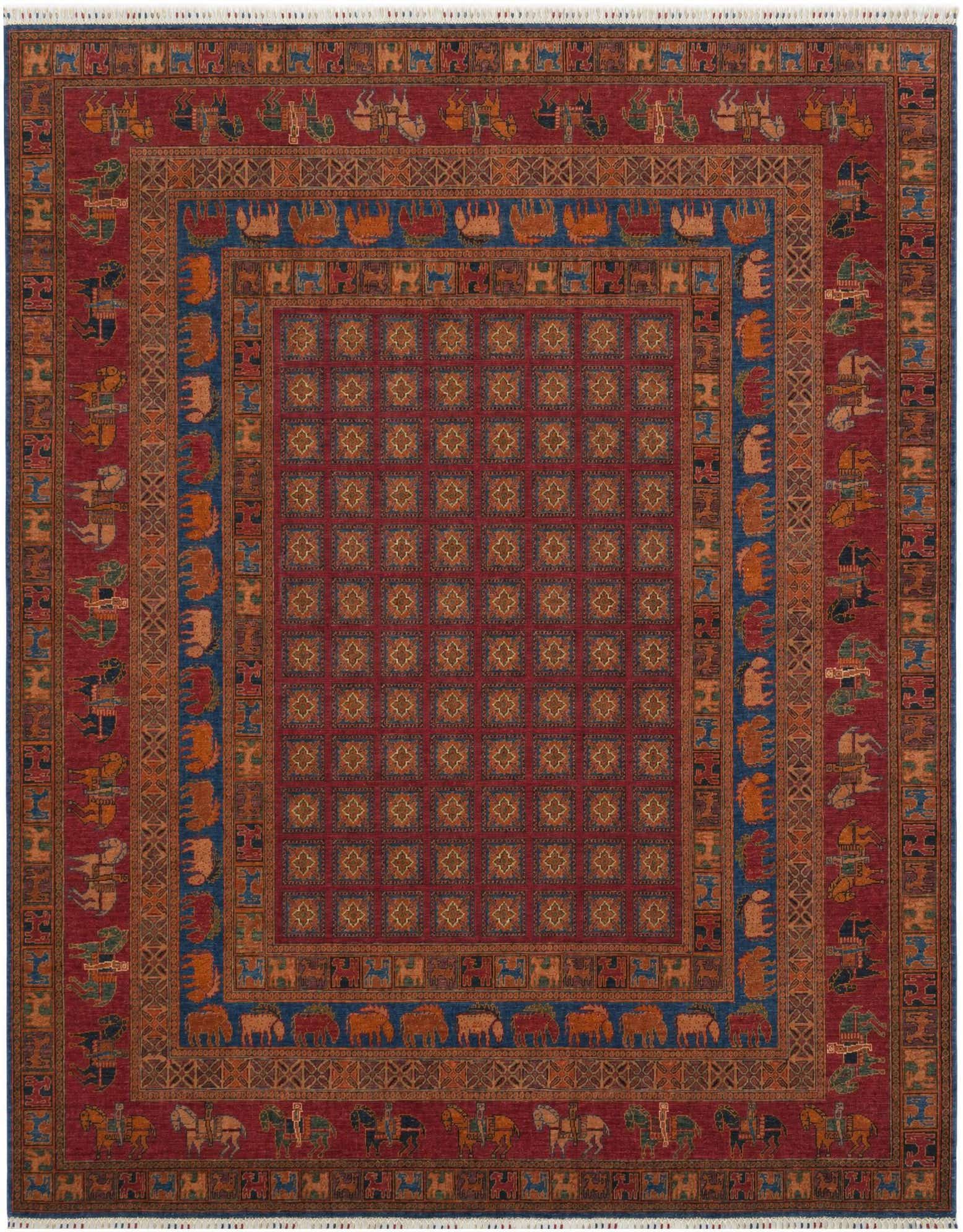8' 1 x 10' 2 Hand Knotted Ariana Ziegler Rug
