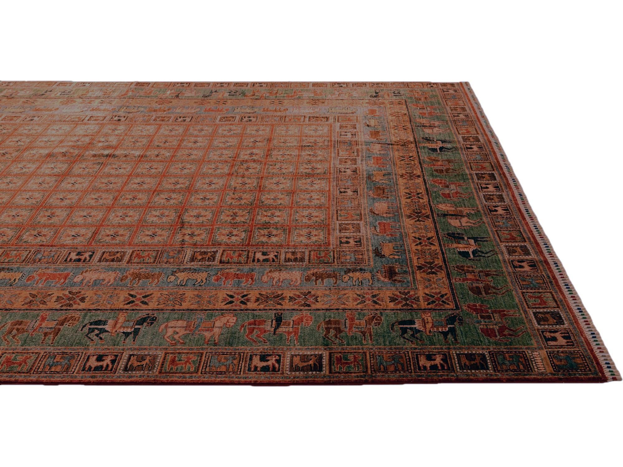 8' 11 x 11' 11 Hand Knotted Ariana Ziegler Rug