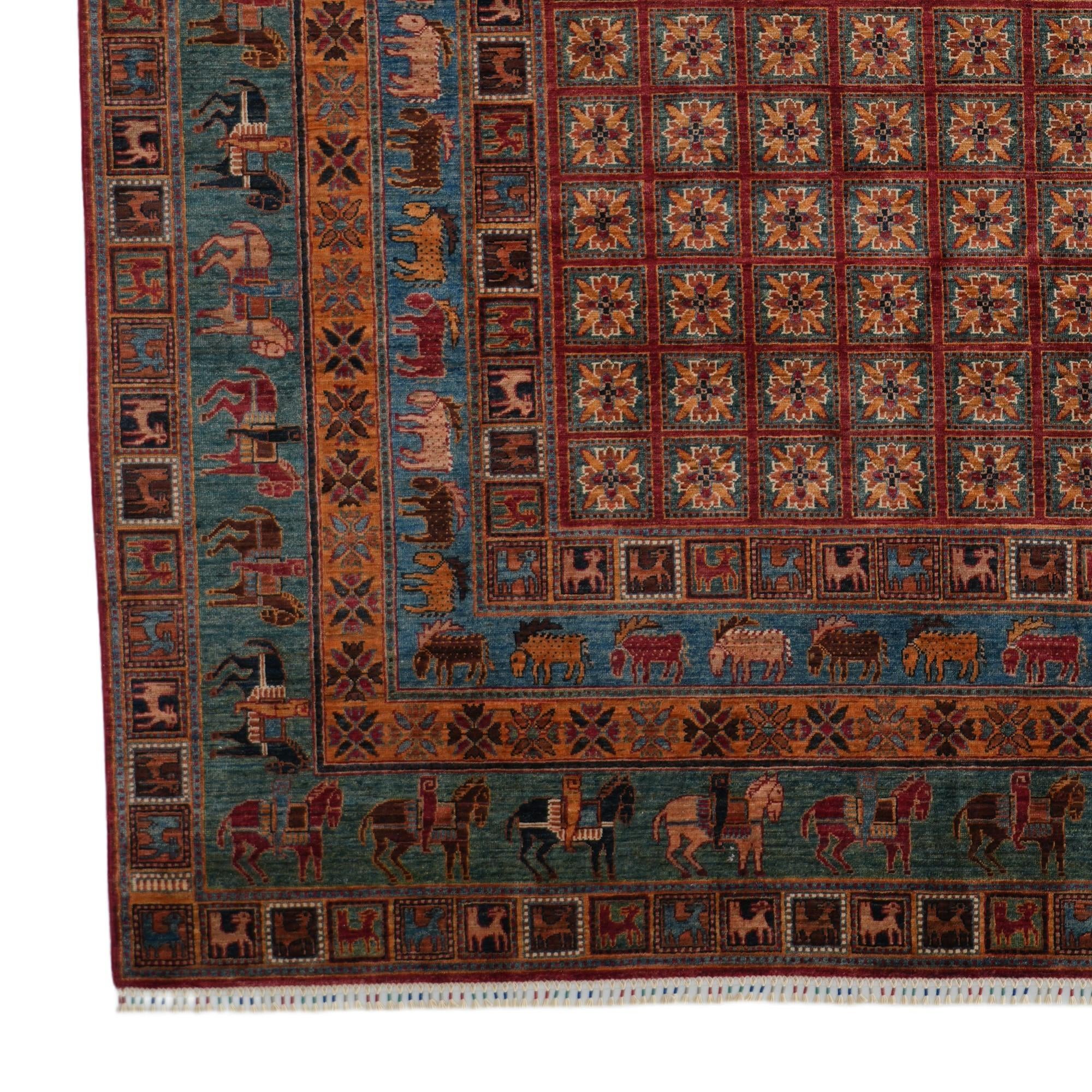 8' 11 x 11' 11 Hand Knotted Ariana Ziegler Rug