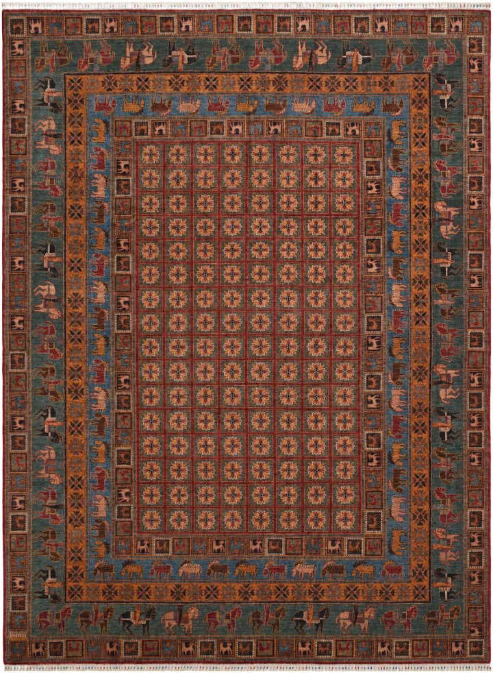 8' 11 x 11' 11 Hand Knotted Ariana Ziegler Rug