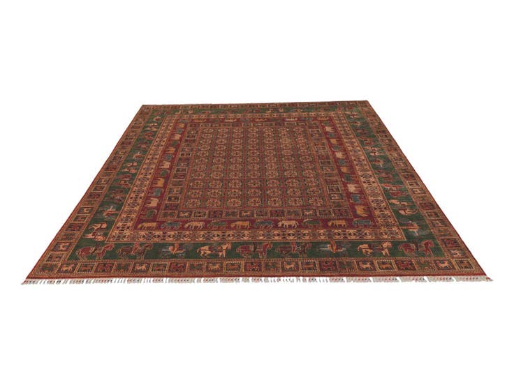 Detail image of 8' 2 x 9' 10 Hand Knotted Ariana Ziegler Rug