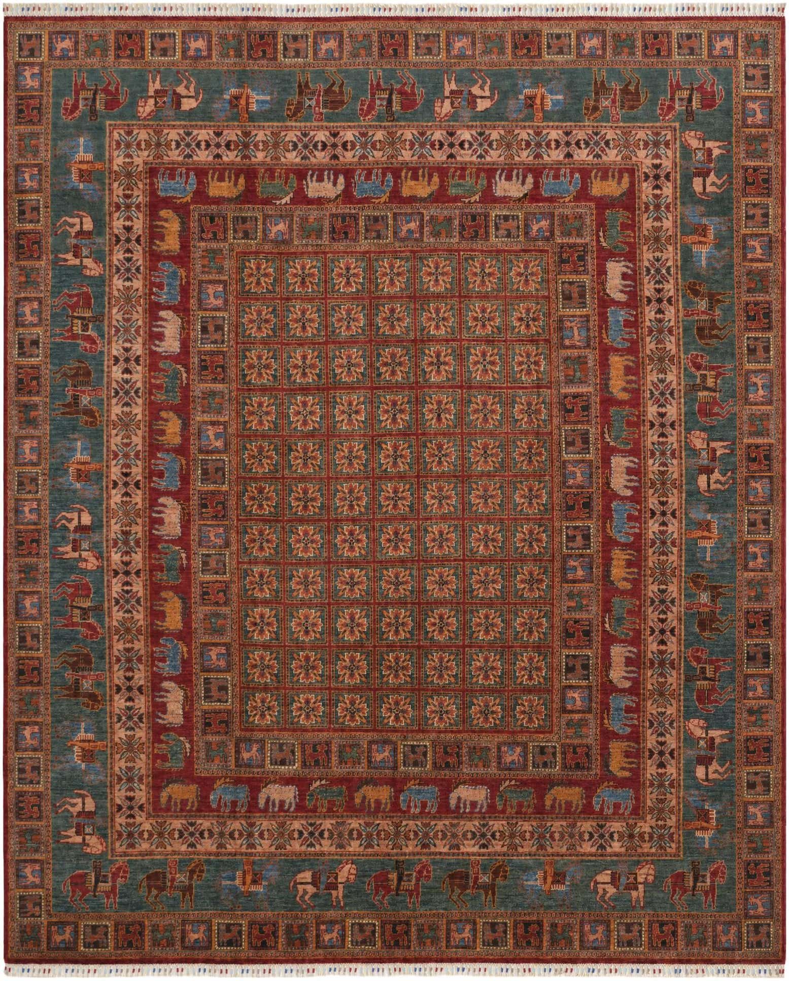 8' 2 x 9' 10 Hand Knotted Ariana Ziegler Rug