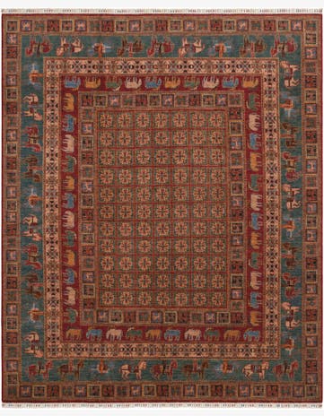 8' 2 x 9' 10 Hand Knotted Ariana Ziegler Rug