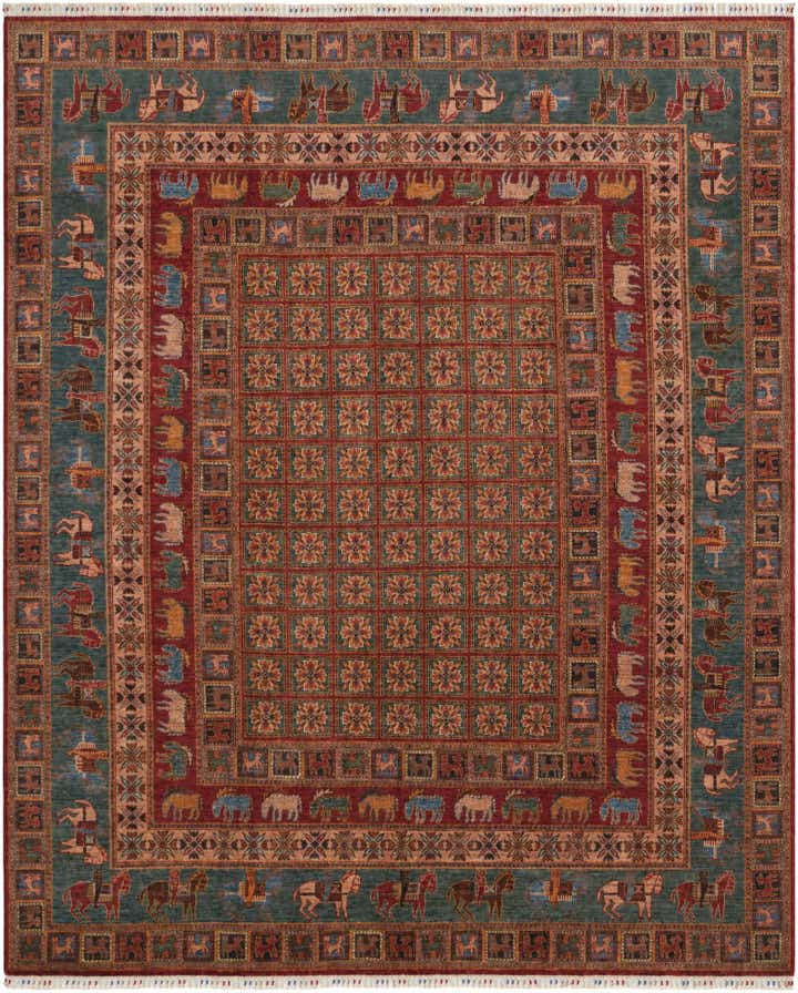 8' 2 x 9' 10 Hand Knotted Ariana Ziegler Rug