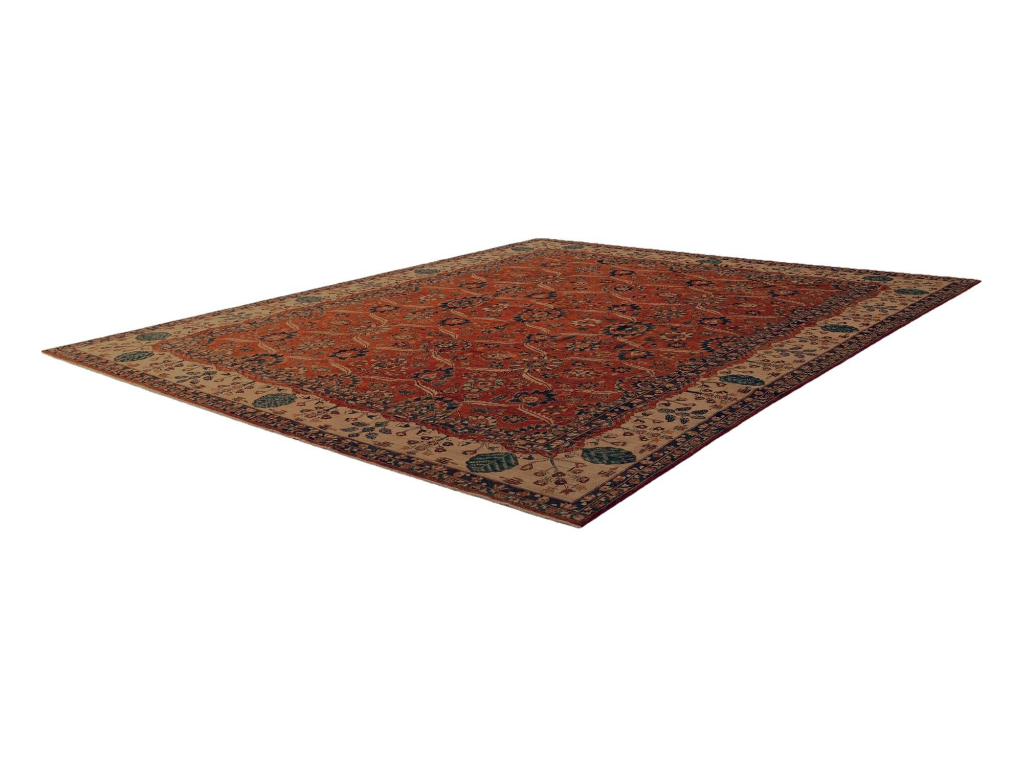 12' 2 x 14' 7 Hand Knotted Ariana Ziegler Rug