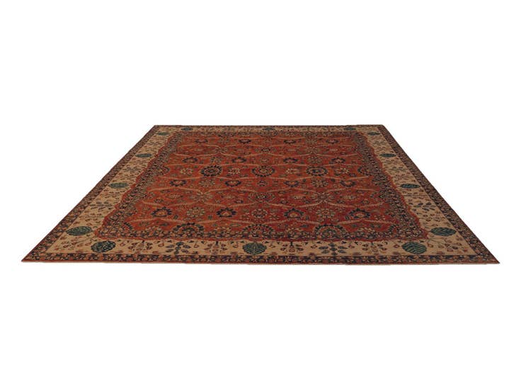 Detail image of 12' 2 x 14' 7 Hand Knotted Ariana Ziegler Rug