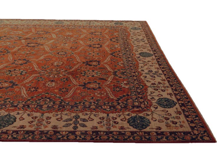 Detail image of 12' 2 x 14' 7 Hand Knotted Ariana Ziegler Rug