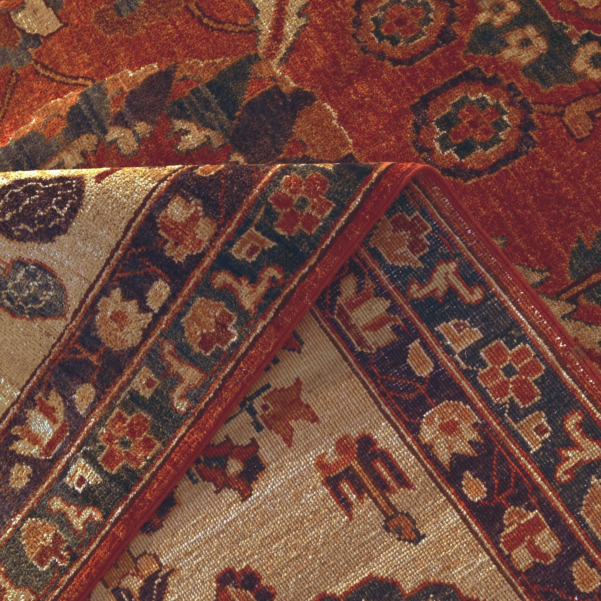 12' 2 x 14' 7 Hand Knotted Ariana Ziegler Rug