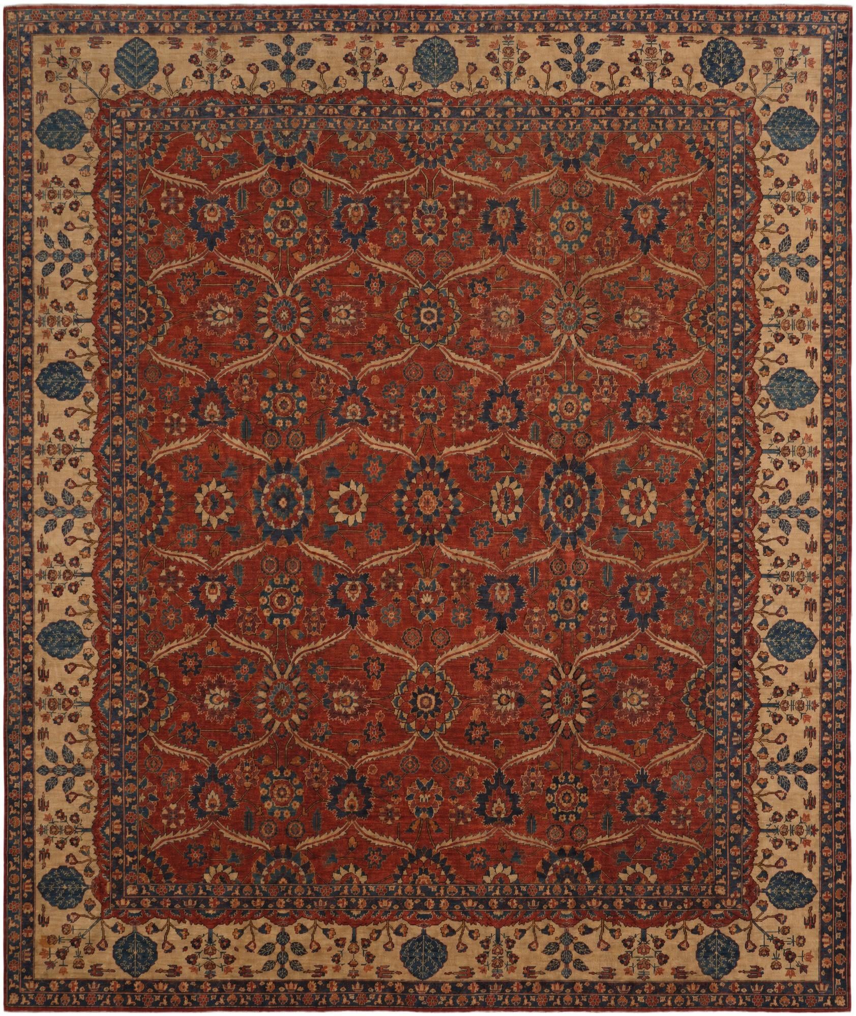 12' 2 x 14' 7 Hand Knotted Ariana Ziegler Rug