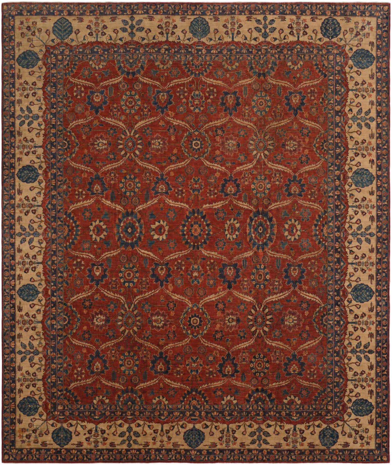 12' 2 x 14' 7 Hand Knotted Ariana Ziegler Rug