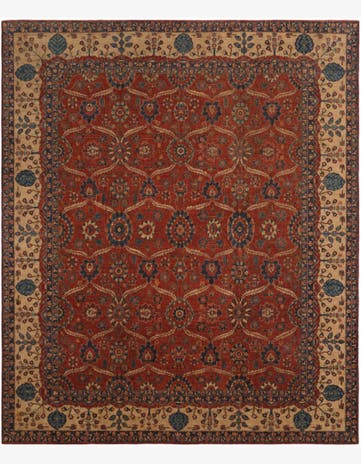 12' 2 x 14' 7 Hand Knotted Ariana Ziegler Rug