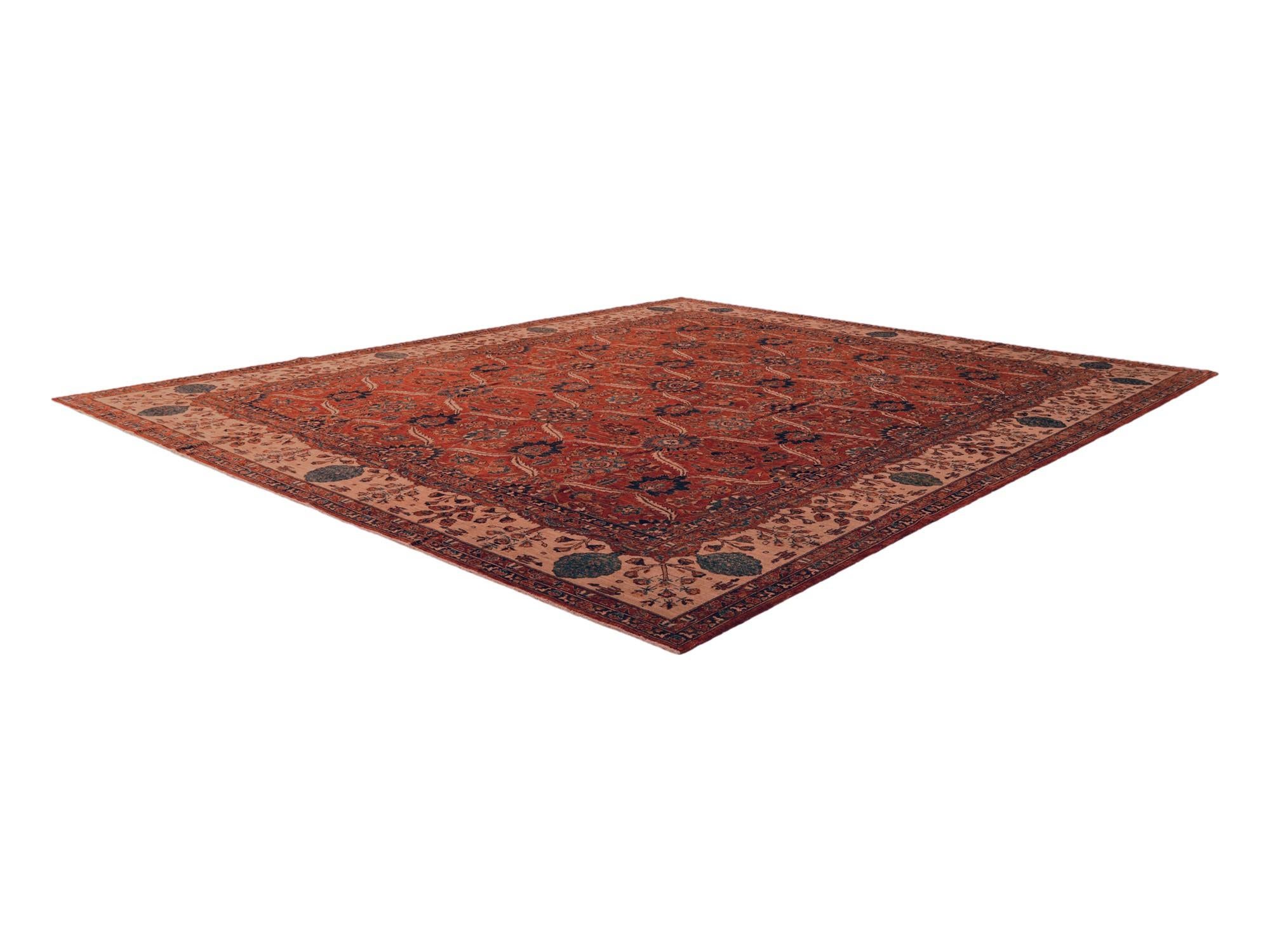 12' 2 x 14' 6 Hand Knotted Ariana Ziegler Rug