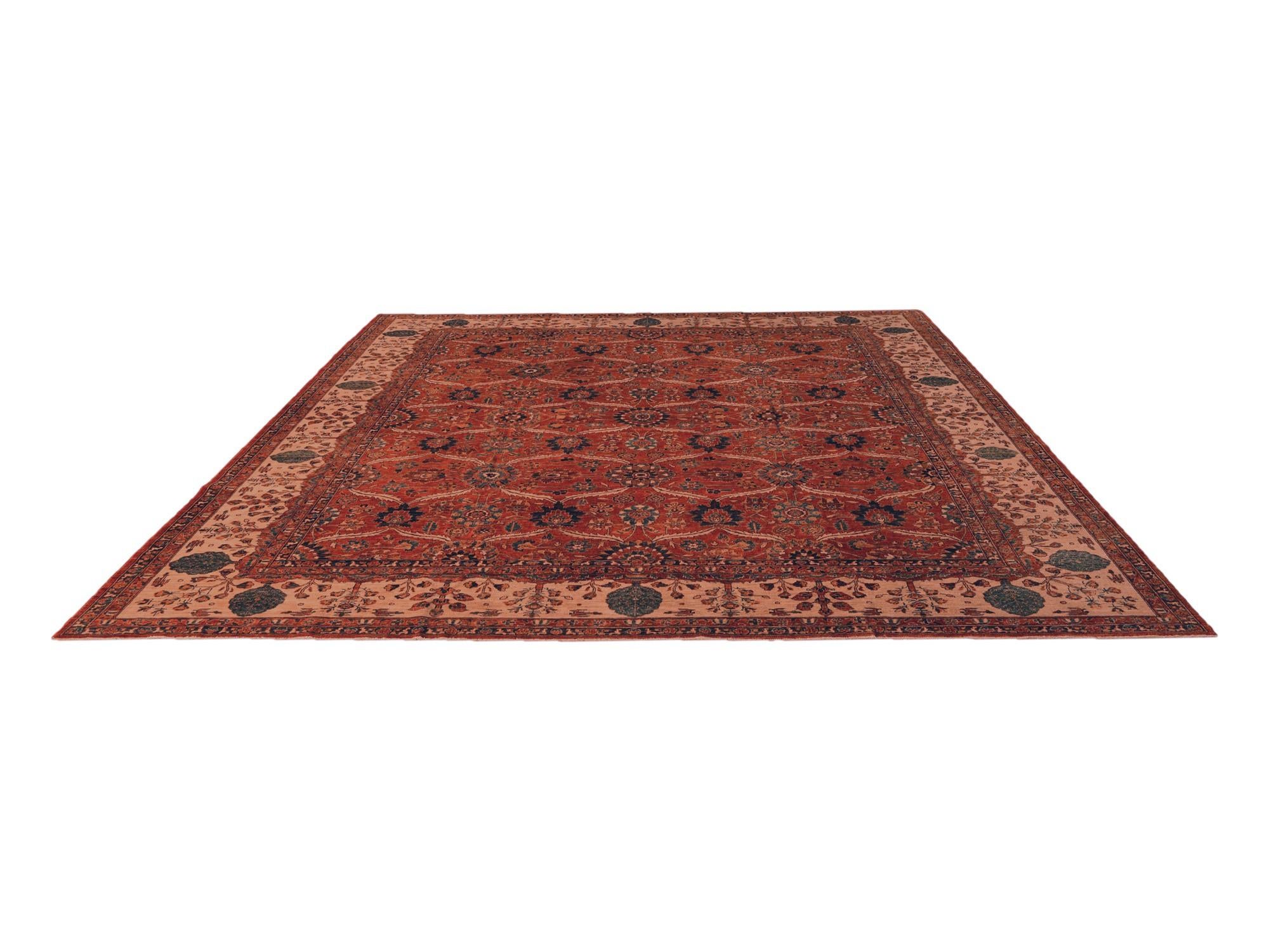 12' 2 x 14' 6 Hand Knotted Ariana Ziegler Rug