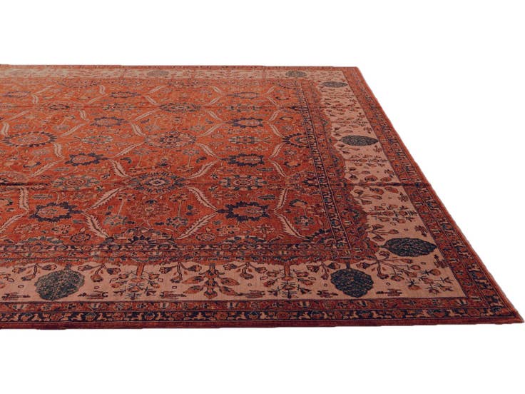 Detail image of 12' 2 x 14' 6 Hand Knotted Ariana Ziegler Rug