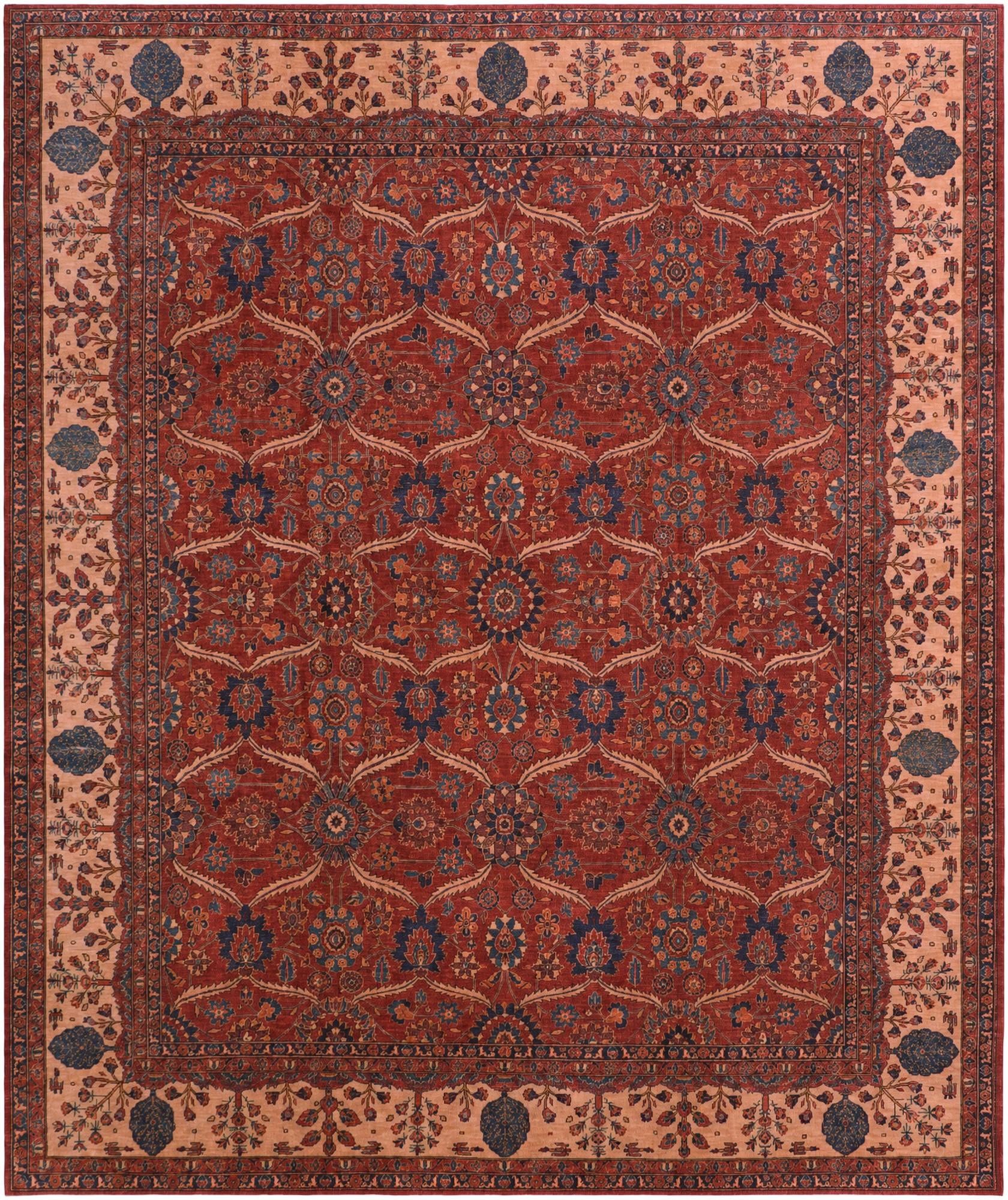 12' 2 x 14' 6 Hand Knotted Ariana Ziegler Rug