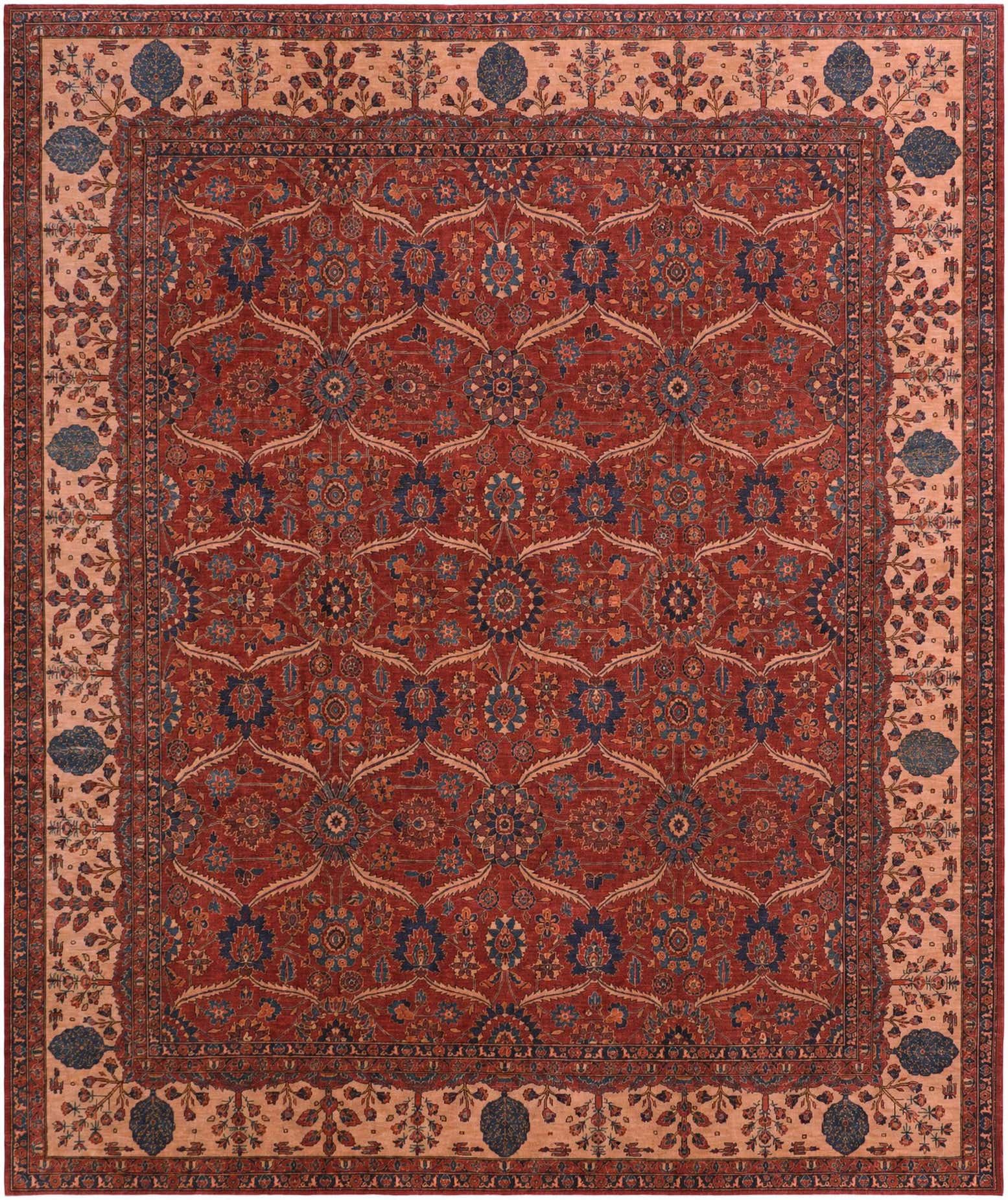 12' 2 x 14' 6 Hand Knotted Ariana Ziegler Rug