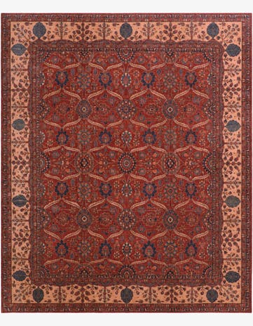 12' 2 x 14' 6 Hand Knotted Ariana Ziegler Rug