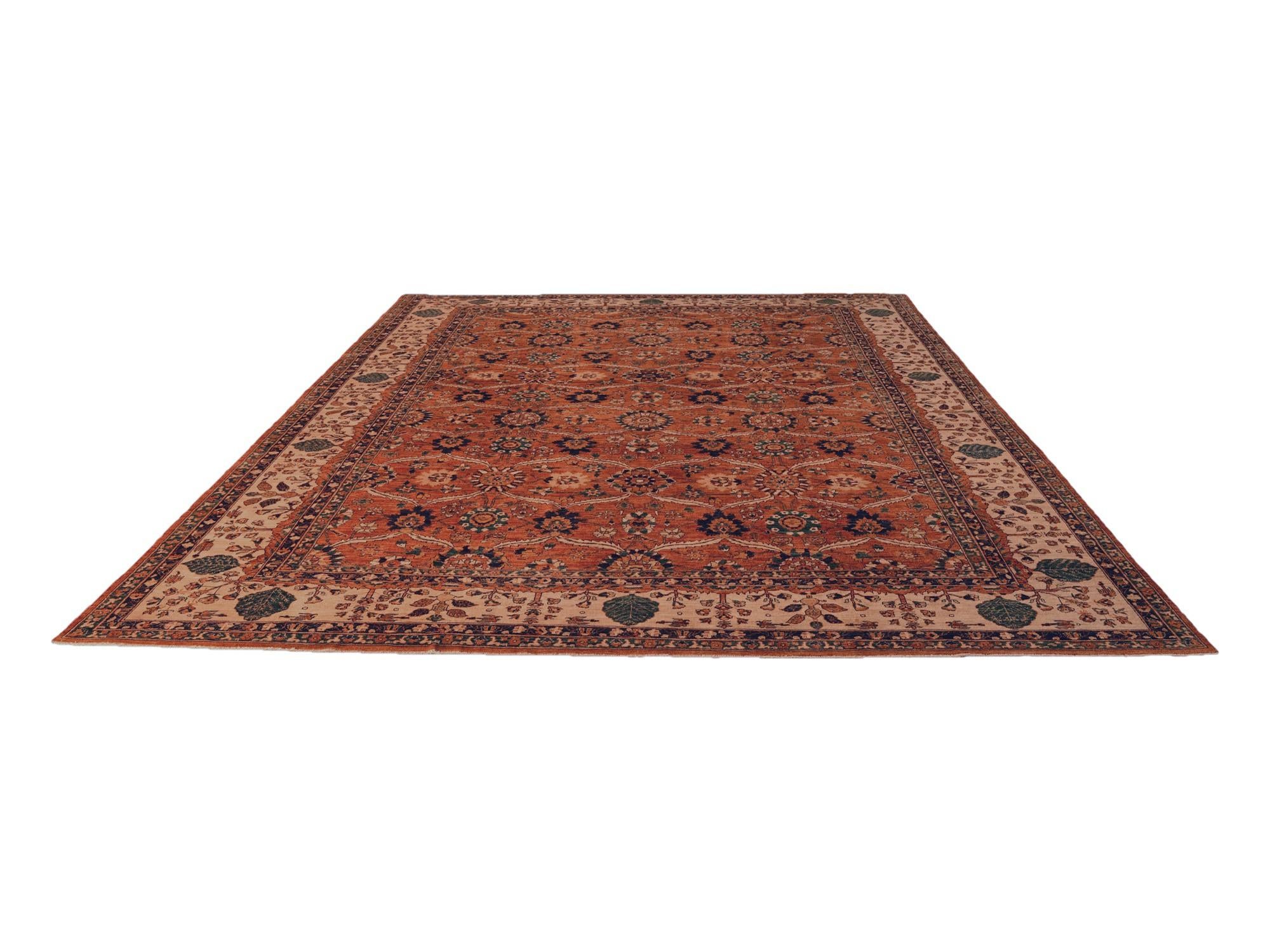 11' 9 x 15' 11 Hand Knotted Ariana Ziegler Rug