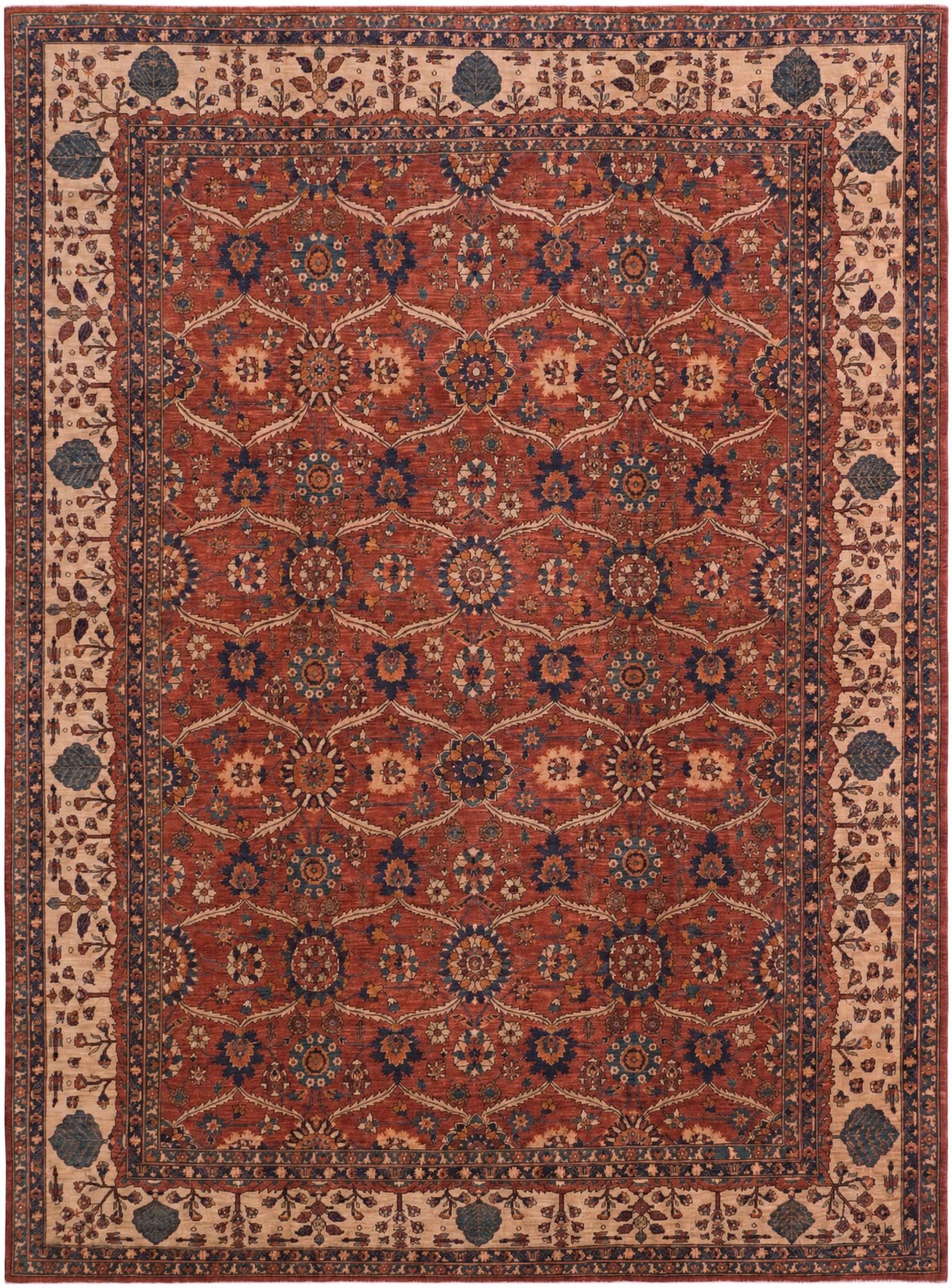 11' 9 x 15' 11 Hand Knotted Ariana Ziegler Rug