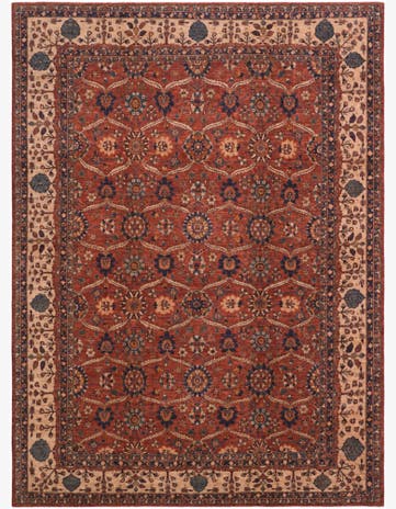 11' 9 x 15' 11 Hand Knotted Ariana Ziegler Rug