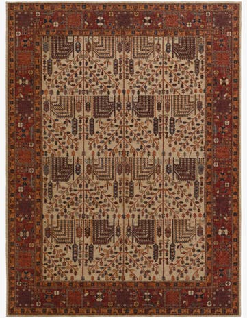 8' 11 x 11' 11 Hand Knotted Ariana Ziegler Rug