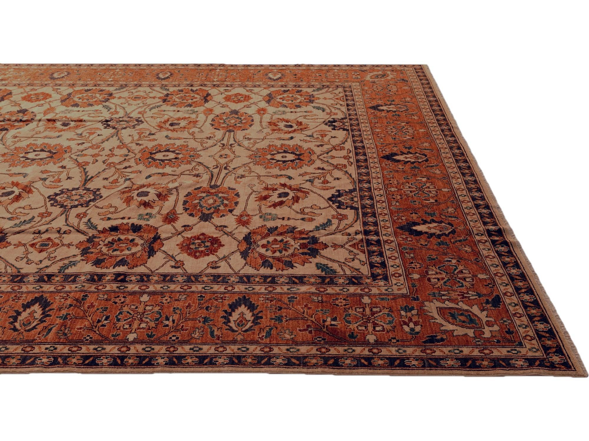 10' x 13' 9 Hand Knotted Ariana Ziegler Rug