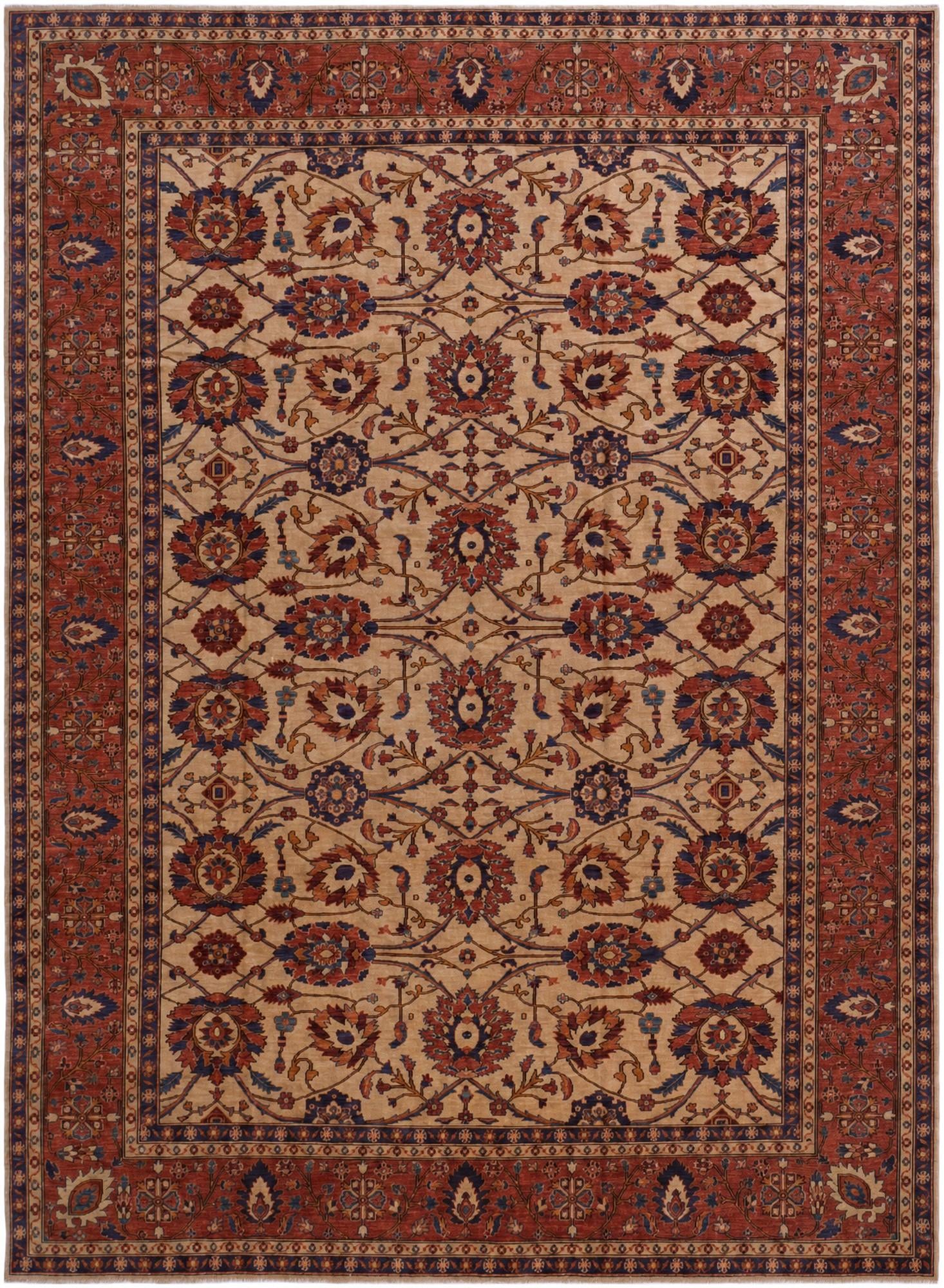 10' x 13' 9 Hand Knotted Ariana Ziegler Rug