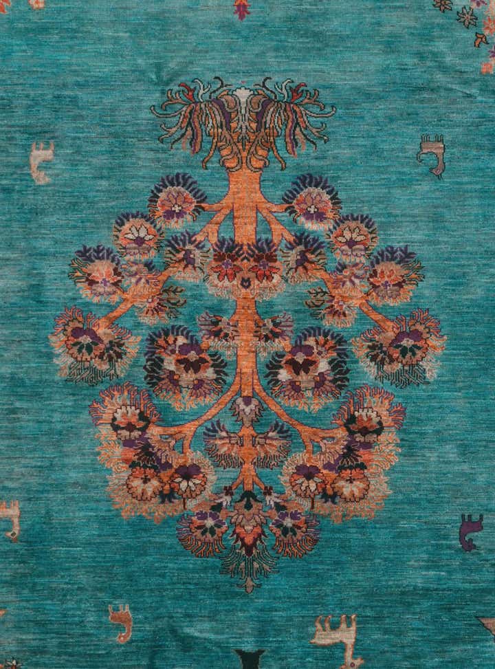 8' 6 x 11' 3 Hand Knotted Ariana Ziegler Rug