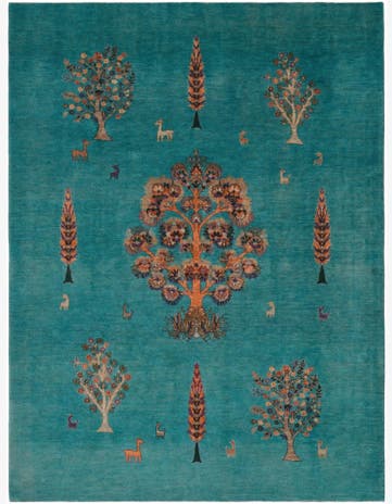 8' 6 x 11' 3 Hand Knotted Ariana Ziegler Rug