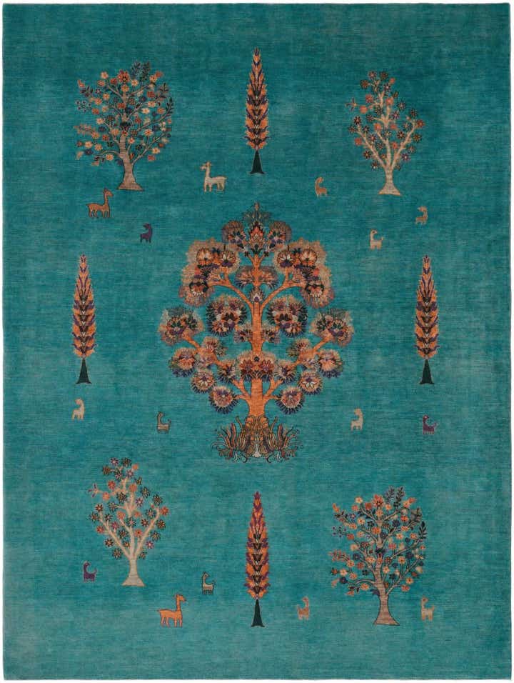 8' 6 x 11' 3 Hand Knotted Ariana Ziegler Rug