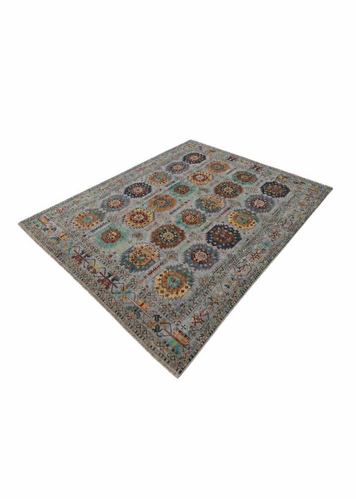 8' 2 x 10' Hand Knotted Ariana Ziegler Rug