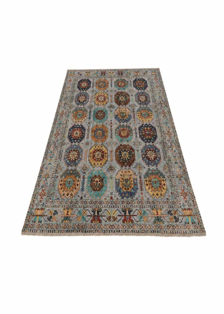 8' 2 x 10' Hand Knotted Ariana Ziegler Rug