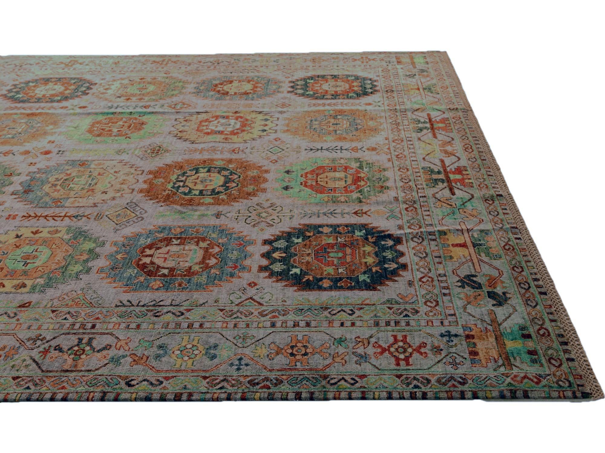 8' 2 x 10' Hand Knotted Ariana Ziegler Rug