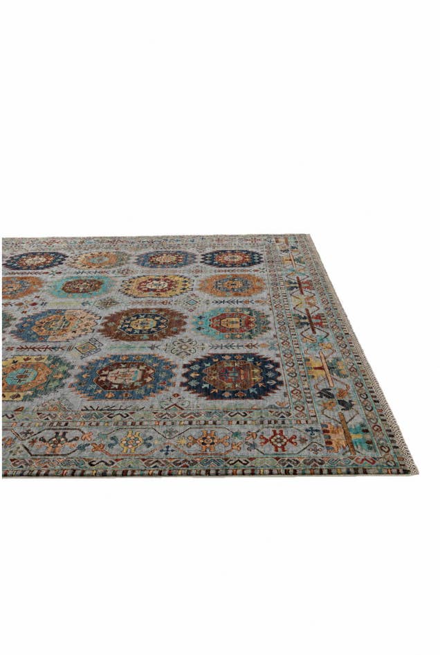 Detail image of 8' 2 x 10' Hand Knotted Ariana Ziegler Rug