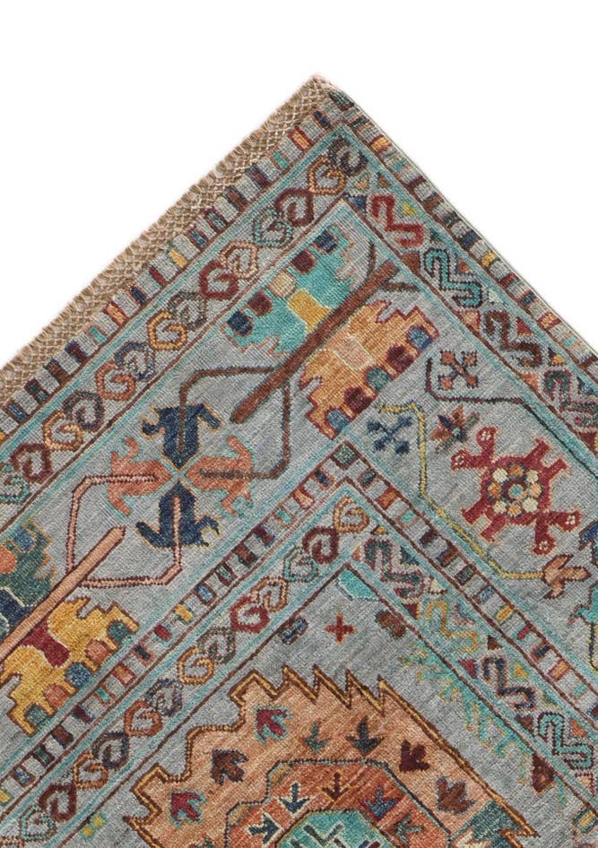 Detail image of 8' 2 x 10' Hand Knotted Ariana Ziegler Rug