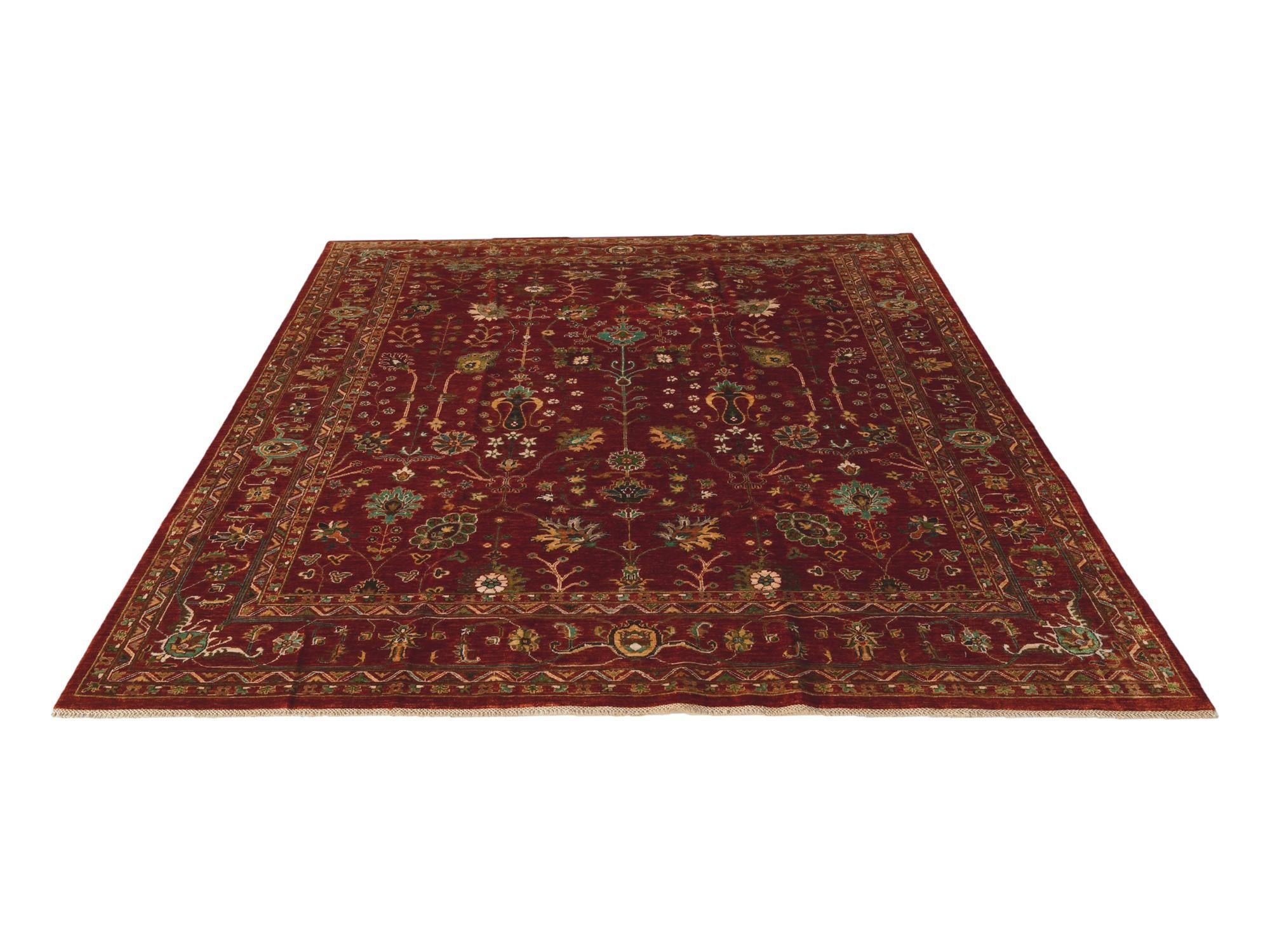8' 2 x 10' Hand Knotted Ariana Ziegler Rug
