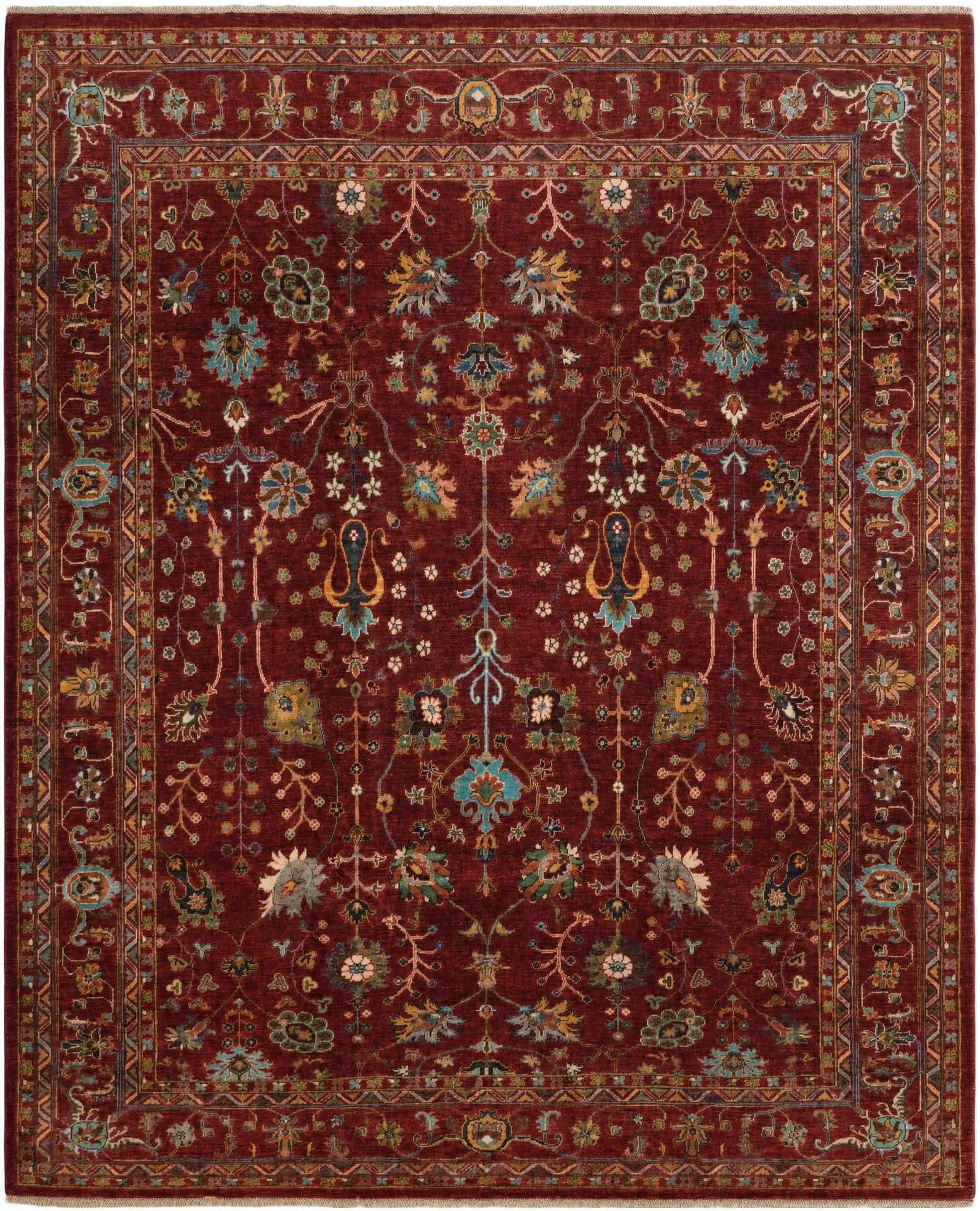 8' 2 x 10' Hand Knotted Ariana Ziegler Rug