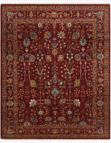 8' 2 x 10' Hand Knotted Ariana Ziegler Rug