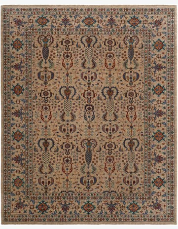 8' 4 x 10' 2 Hand Knotted Ariana Ziegler Rug