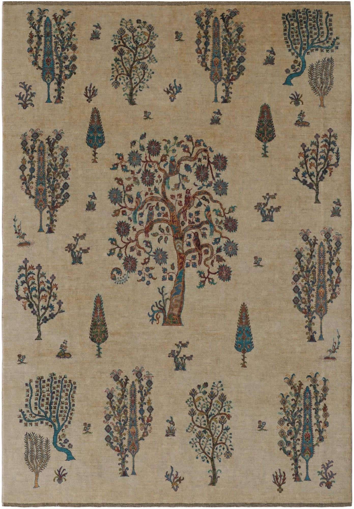 8' 2 x 11' 8 Hand Knotted Ariana Ziegler Rug