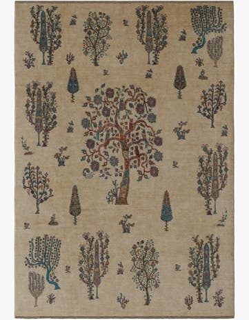 8' 2 x 11' 8 Hand Knotted Ariana Ziegler Rug