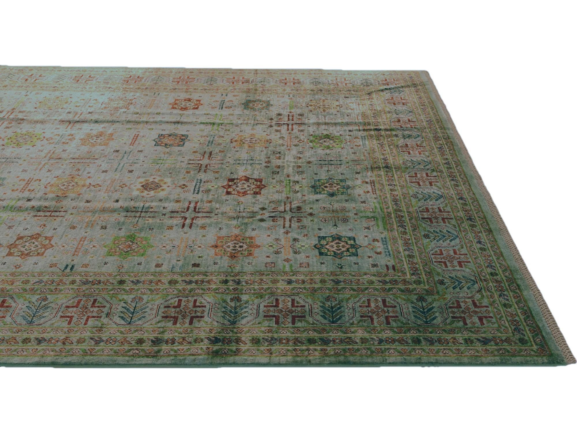8' 3 x 10' Hand Knotted Ariana Ziegler Rug