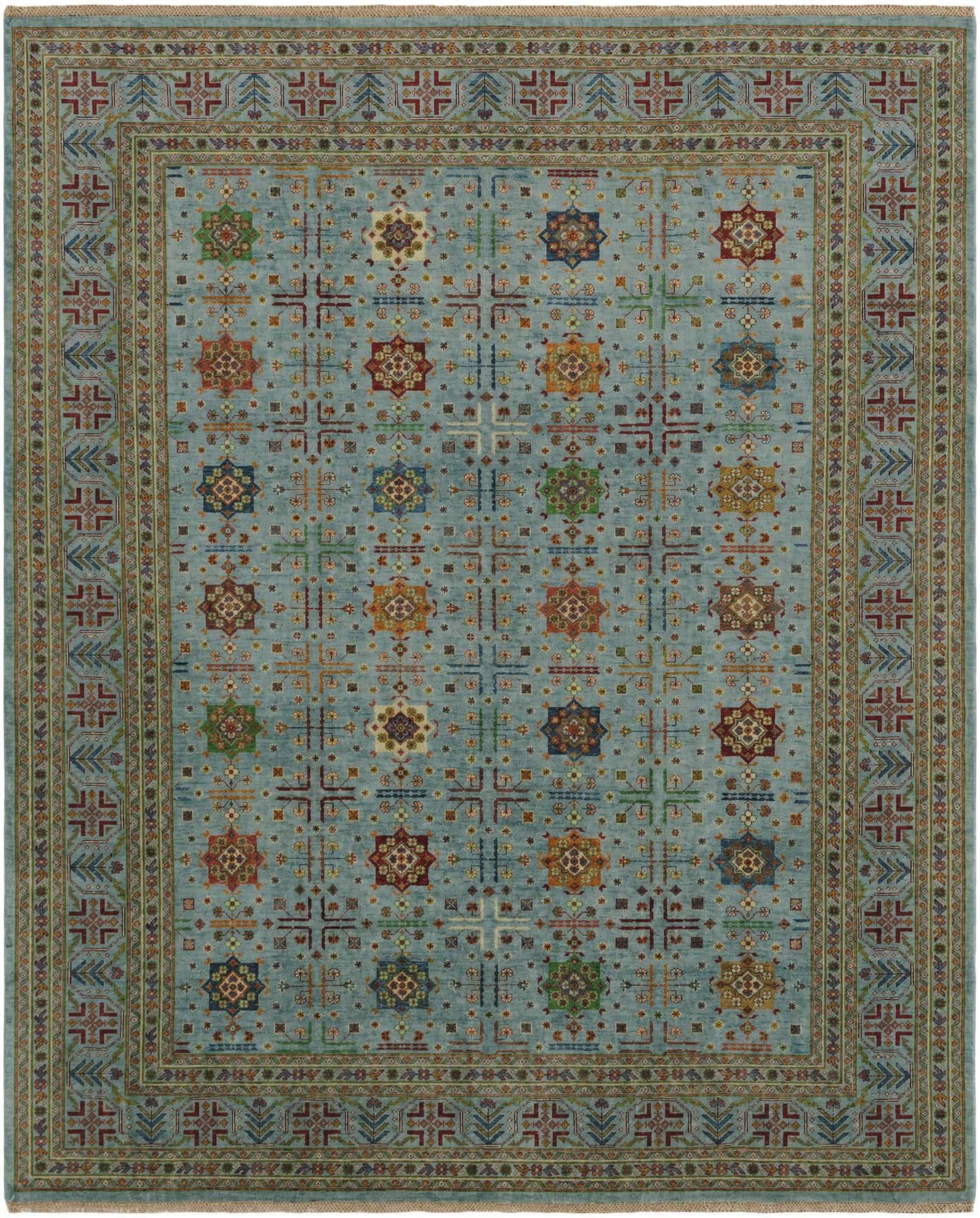 8' 3 x 10' Hand Knotted Ariana Ziegler Rug