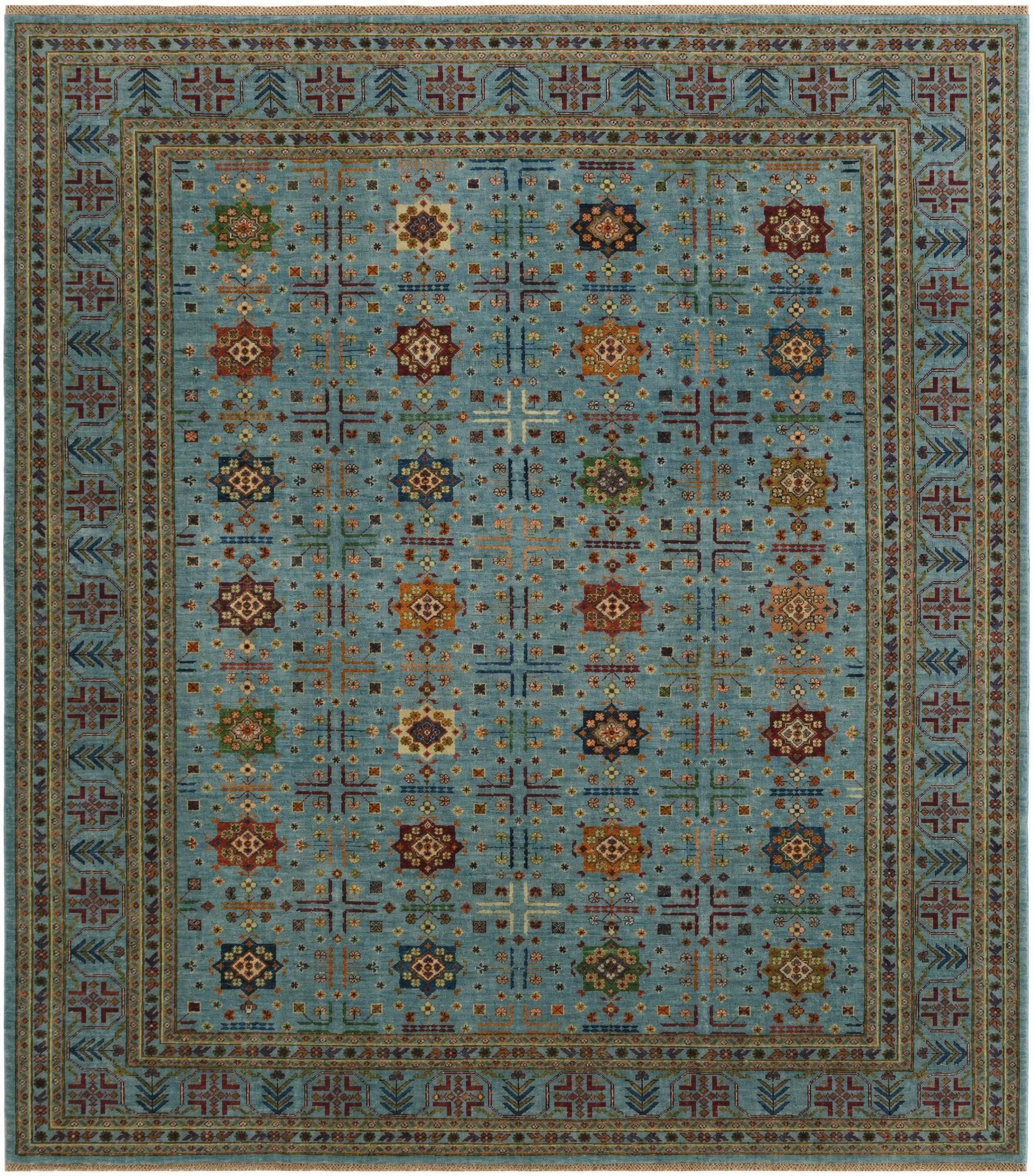 8' 6 x 9' 5 Hand Knotted Ariana Ziegler Rug